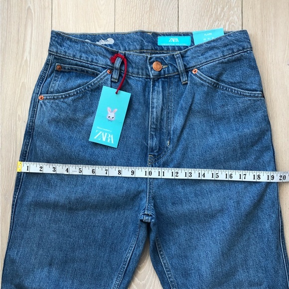 NWT Zara x Harry Lambert Cutie Chaos Flare Jeans Size 31 - Picture 4 of 14